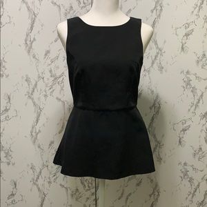 Banana Republic Black Peplum Top